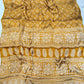 Yellow Patola Ajrakh Pure Modal Silk Ajrakh Pallu Saree
